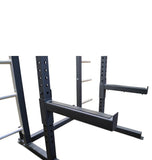 PRO Half Rack w/ Bumper Plate Storage