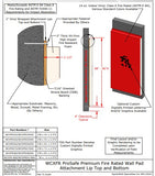 ProSafe Premium Fire Rated Wall Pads w/ Attachment Lips