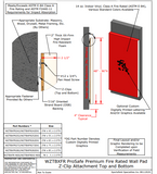 ProSafe Premium Fire Rated Wall Pads w/ Z-Clip Attachments