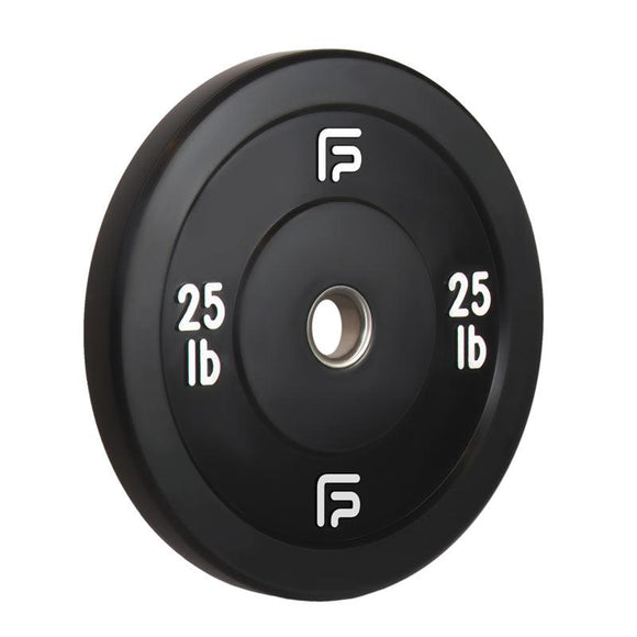 BEW25L 25lb Black- White Print OS Bumper Plate