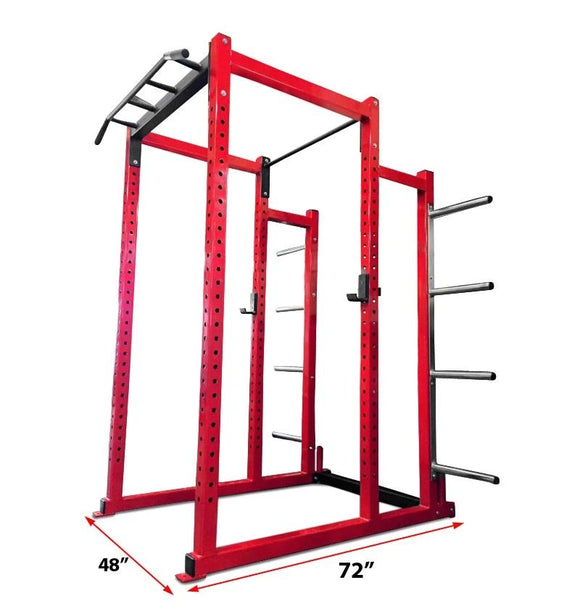 Bumper Plate Rack By Power Rack Power Rack Deluxe w/ Bumper Plate Storage – DIAMOND FITNESS SYSTEMS