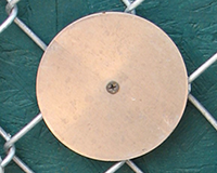 Base Zone Field Wall Padding w/chain link fence mounting